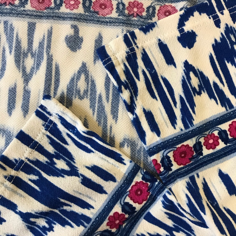 JM Collection Embellished Ikat Top - Picture 14 of 16
